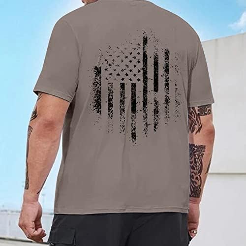 גרבי גברים גודל 9-11 גברים אופנה אביב קיץ מזדמן שרוול קצר צוואר הסוואה חולצות מודפסות למעלה מוד בוד