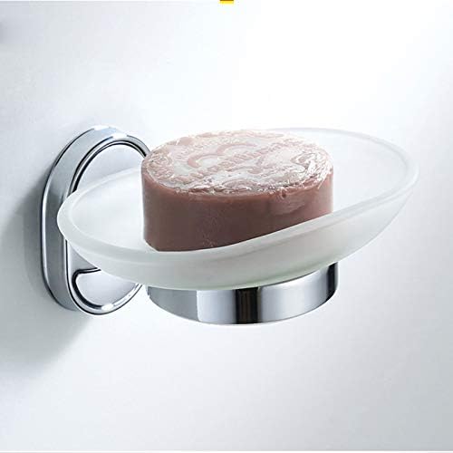 סבון Shypt Soap Base Chrome Chrome עם מחזיקי סבון אקריליים מחזיקי סבון אביזרי אמבטיה מארז מארז
