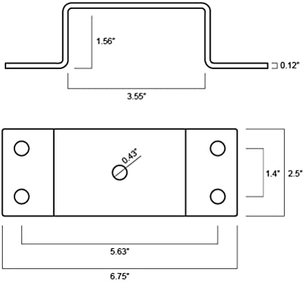 A.A בורג כבד-און 2x4 כיסי עיקרי פלדה עבור קרוואן ומשאית