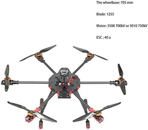 Qwinout Q705 DIY Drone KIT מסוק T18 PRO /AT9S /FS-I6 /AT10 שלט רחוק APM /PIX בקרת טיסה 40A ESC Aircraft RTF