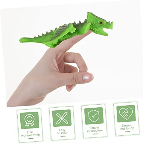 3 יחידות אצבע בליסטרא דינוזאור קופצני צעצוע ילדי צעצועי משגר צעצועים לילדים אצבע הקלע עוף מיני גומי דינוזאורים בליסטרא צעצוע משגר מסיבת