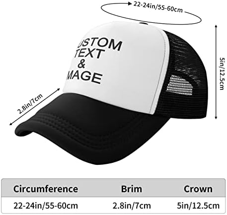 מותאם אישית כובע לגברים נשים עיצוב משלך אישית כובע נהג משאית כובע עם טקסט תמונות מותאם אישית רשת כובע סנאפבק כובעים