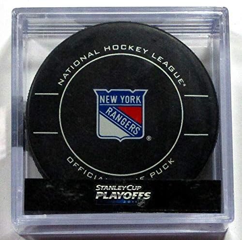 2011 פלייאוף גביע סטנלי בניו יורק ריינג'רס NHL משחק רשמי פאק אטום חדש - קלפי הוקי