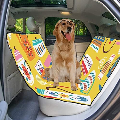 כיסוי מושב כלב מותאם אישית עיצוב בית יצירתיות הדפסת אופנה כיסויי מושב לרכב לכלבים החלקה עמיד למים עמיד רך מושב מכונית לחיות מחמד