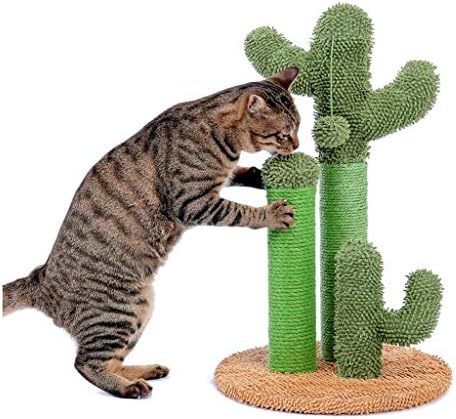 קקטוס חמוד חיות מחמד חתולי עץ צעצועי עם כדור גרדן הודעות לחתולים חתלתול טיפוס עץ חתולי צעצוע