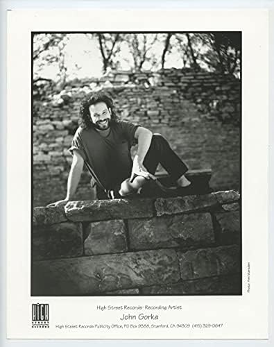 ג'ון גורקה צילום מקורי וינטג 'משנות התשעים היל היל רישומי פרסום קידום פרסום