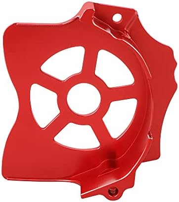 מגן מגן מגן גלגל שיניים אדום בילט אלומיניום במכונה תואם להונדה 650 ליטר 1993-2023