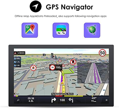 Roverone Car Navigation GPS עבור רנו לוגן סנדרו 2010 2011 2012 2013 2014 2015 עם נגן מולטימדיה אנדרואיד סטריאו רדיו Bluetooth Wifi USB
