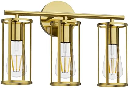 אייפסון זהב אמבטיה אור גופי 3 אורות חווה אמבטיה אור גופי מעל מראה תעשייתי קיר אור קבועה לאמבטיה