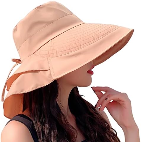 בחירה נוספת כובע השמש של נשים הגנה על גנה רחבה קוקו קוקו מתכוונן כובע דיג בחוף הניתן לדייג עם דש צוואר